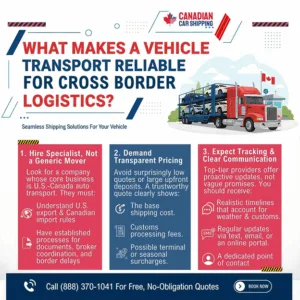Vehicle Shipping USA to Canada