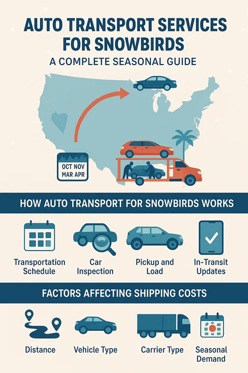 Auto Transport Services for Snowbirds