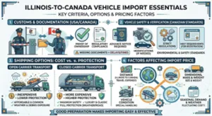 Import from Illinois to Canada