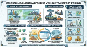 cost of transporting vehicle