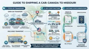 ship car Canada to Missouri